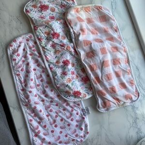 Copper Pearl Burp Clothes (June)